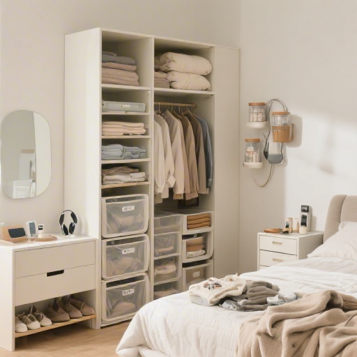 卧室收纳全攻略，衣物被褥一键归位，睡觉更舒心