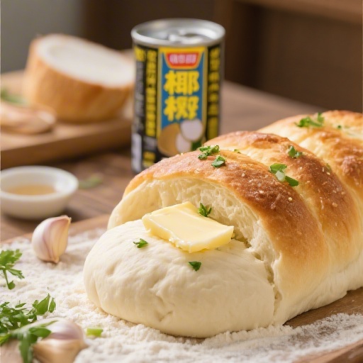 新手友好烘焙｜一次发酵蒜香面包，满屋飘香