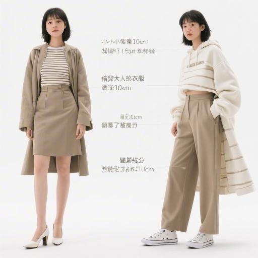 小个子穿搭公式，显高10cm超简单